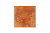 RUSTY RUST XMAS CANDLE HOLDER 14X14X30CM