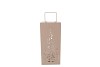 RUSTY SAND XMAS CANDLE HOLDER 14X14X30CM