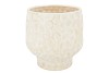MAYSA OFFWHITE POT 28X28X28CM NM