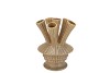 MAYSA GREEN VASE TUBES 13X13X19CM NM