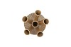 MAYSA GREEN VASE TUBES 13X13X19CM NM