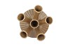 MAYSA GREEN VASE TUBES 21X21X28CM NM