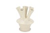MAYSA OFFWHITE VASE TUBES 16X16X23CM NM