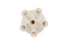MAYSA OFFWHITE VASE TUBES 16X16X23CM NM