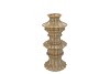 MAYSA GREEN VASE TOWER 13X13X30CM NM