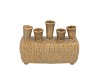 MAYSA GREEN VASE RECTANGLE 20X9X16CM