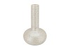 DANA WHITE PEARL MOONFACE VASE LONG NECK 31X31X51CM