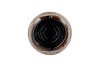 DANA BROWN CAT EYE VASE 17X17X26CM
