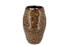 DANA BROWN CAT EYE VASE 19X19X30CM