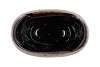 DANA BROWN CAT EYE VASE 26X18X27CM