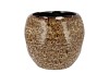 DANA BROWN CAT EYE POT 21X21X18CM