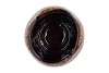 DANA BROWN CAT EYE POT 24X24X21CM
