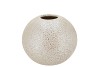 DANA WHITE PEARL MOONFACE VASE 20X20X25CM