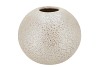 DANA WHITE  PEARL MOONFACE VASE 30X30X35CM