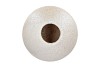 DANA WHITE  PEARL MOONFACE VASE 30X30X35CM
