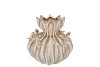 BIRD VASE WHITE SAND STRUCTURE 20X20X17CM