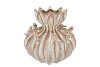 BIRD VASE WHITE SAND STRUCTURE 30X30X29CM