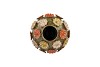 RIVA WILD GREEN VASE BOL FLOWER 24X24X25CM