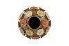 RIVA WILD GREEN VASE BOL FLOWER 30X30X30CM