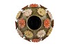 RIVA WILD GREEN VASE BOL FLOWER 33X33X35CM