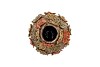 RIVA WILD BROWN VASE FLOWER ALLOVER 18X18X19CM