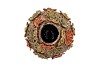 RIVA WILD BROWN VASE FLOWER ALLOVER 26X26X28CM