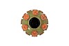 RIVA GREEN VASE FLOWER 24X24X26CM