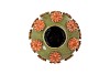 RIVA GREEN VASE FLOWER 28X28X31CM
