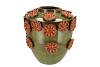 RIVA GREEN VASE FLOWER 35X35X35CM