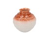 QUINTY RUST VASE TIE-DYE 22X22X22CM