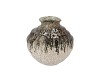 QUINTY GREEN VASE ACTIVE GLAZE 22X22X22CM