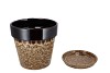 EBBI BROWN POT CAT-EYE 24 X24X23CM