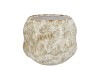 MONTE WHITE SAND POT 16X16X14CM