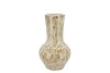 MONTE WHITE SAND VASE NECK 18X18X31CM