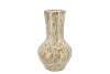 MONTE WHITE SAND VASE NECK 22X22X37CM