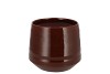 MICCO DARK BROWN POT 12X12X11CM