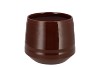 MICCO DARK BROWN POT 16X16X14CM