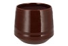 MICCO DARK BROWN POT 21X21X18CM