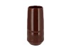 MICCO DARK BROWN VASE 14X14X28CM