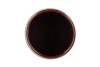 MICCO DARK BROWN VASE 14X14X28CM