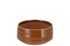MICCO BROWN POT ROUND 16X16X7CM