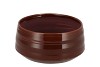 MICCO DARK BROWN POT ROUND 20X20X10CM