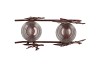 KATY BROWN METAL RACK REINDEER T-LIGHT 20X7X13CM