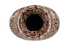 SUUS BROWN VASE NECK LEOPARD GLAZE 20X14X35CM