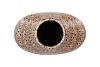 SUUS BROWN VASE LEOPARD GLAZE 23X14X26CM