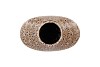 SUUS BROWN VASE LEOPARD GLAZE 18X11X20CM