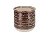 BELLA BROWN POT 14X14X13CM