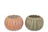 METTE ORANGE GREEN POT PUMPKIN ASS 20X20X14CM
