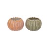 METTE ORANGE GREEN POT PUMPKIN ASS 16X16X11CM