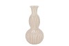 SUZE WHITE VASE CURVES 16X16X31CM